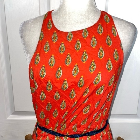 Free People Rendezvous Girl Slip Dress in Red Combo - Picture 3 of 5